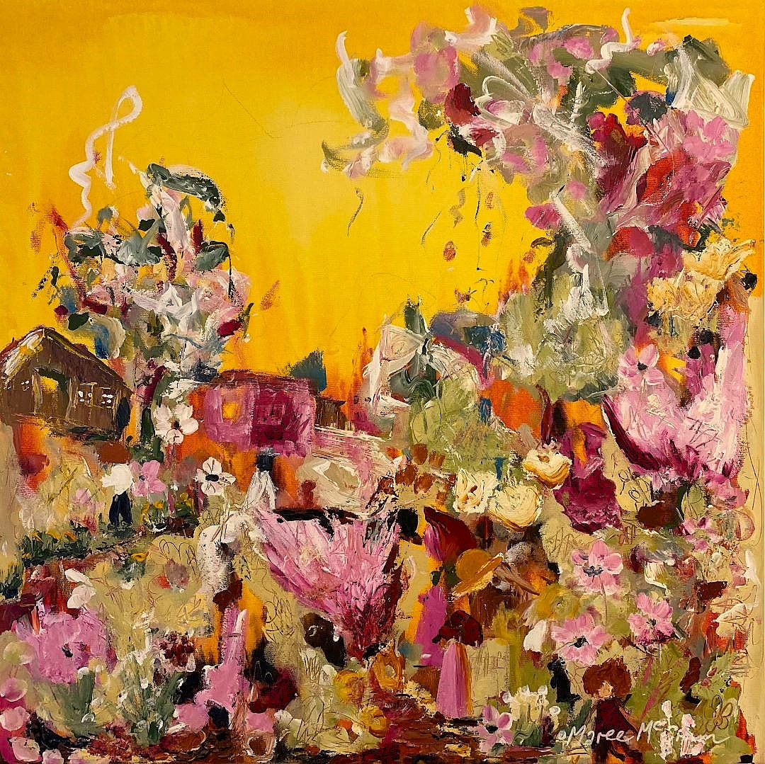 Maree McCrum’s new Sydney beach series debuts at the Affordable Art Fair—vibrant mixed media works blending her Riverina roots with Bronte and La Perouse.