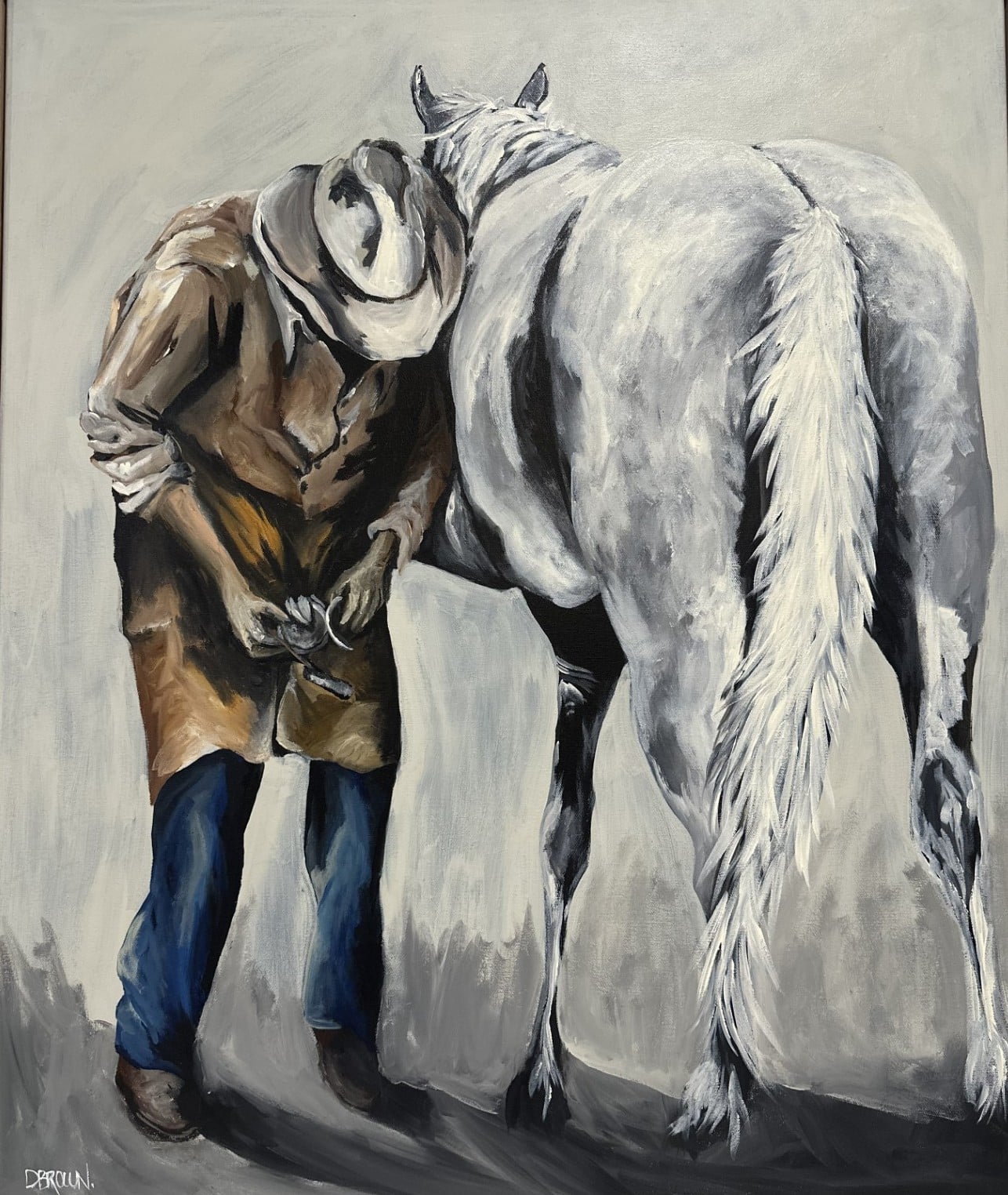 Discover Donna Brown’s latest collection at the Sydney Affordable Art Fair this November—playful, expressive animal portraits full of humour, heart, and personality.