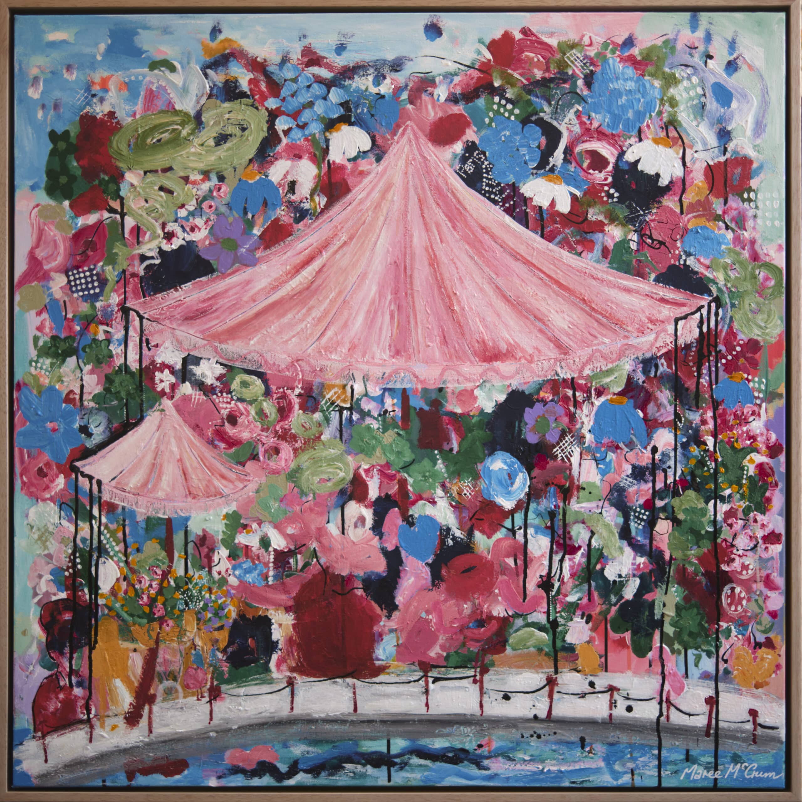 Maree McCrum’s new Sydney beach series debuts at the Affordable Art Fair—vibrant mixed media works blending her Riverina roots with Bronte and La Perouse.