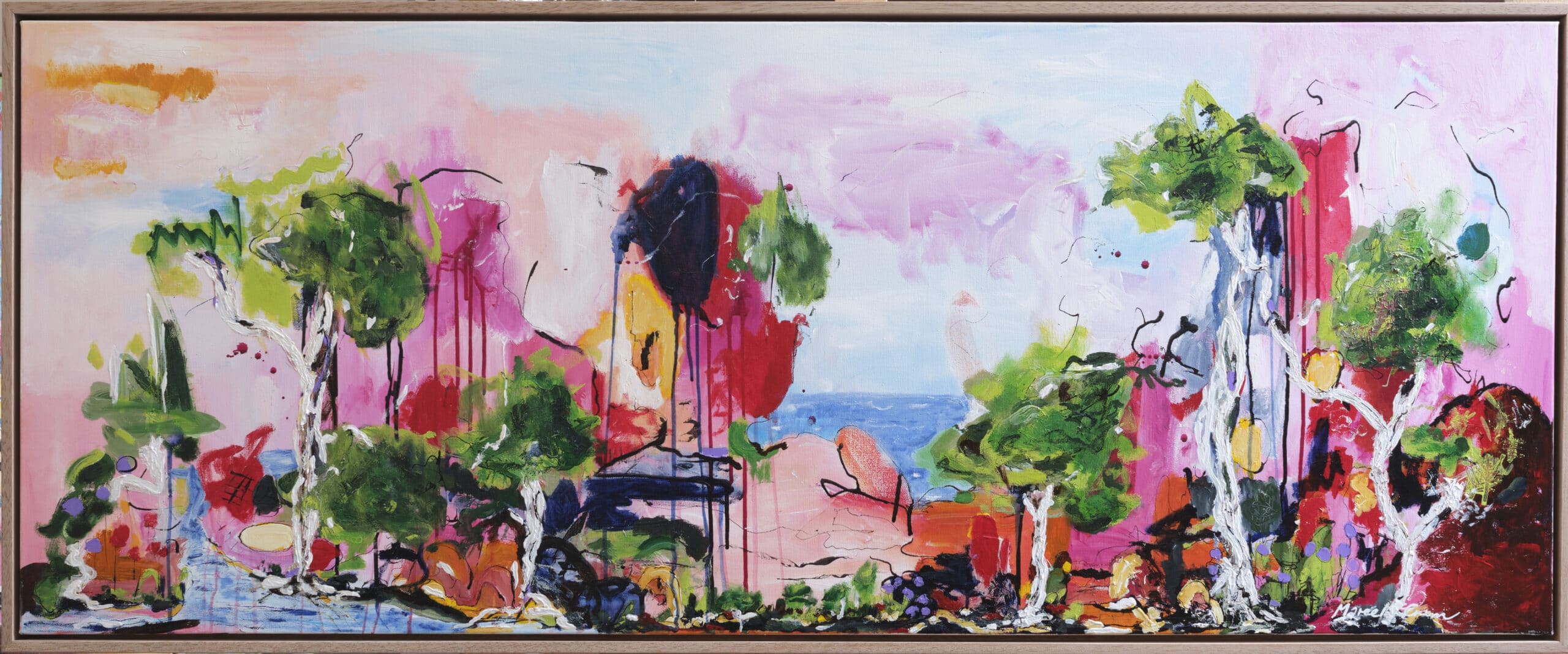 Maree McCrum’s new Sydney beach series debuts at the Affordable Art Fair—vibrant mixed media works blending her Riverina roots with Bronte and La Perouse.