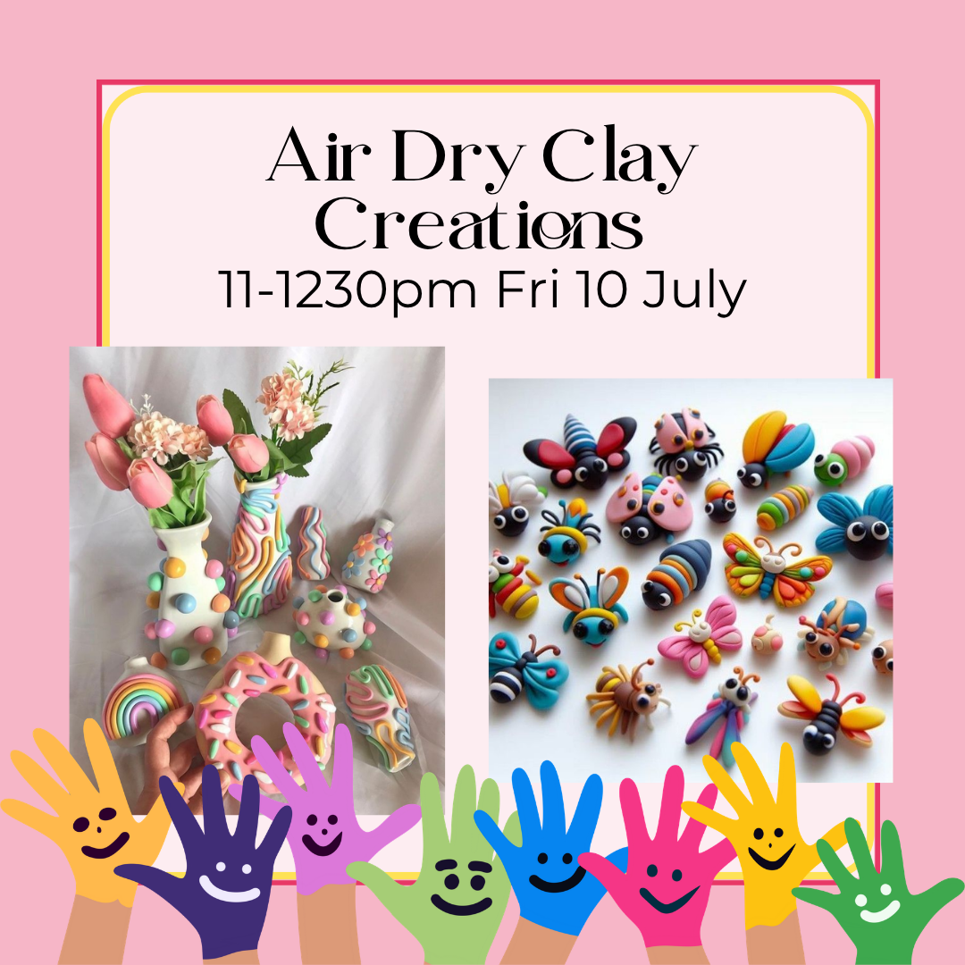 Clay Club: Air Dry Creations | Kids Clay Workshop Wagga Wagga