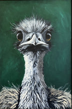 Discover Donna Brown’s latest collection at the Sydney Affordable Art Fair this November—playful, expressive animal portraits full of humour, heart, and personality.