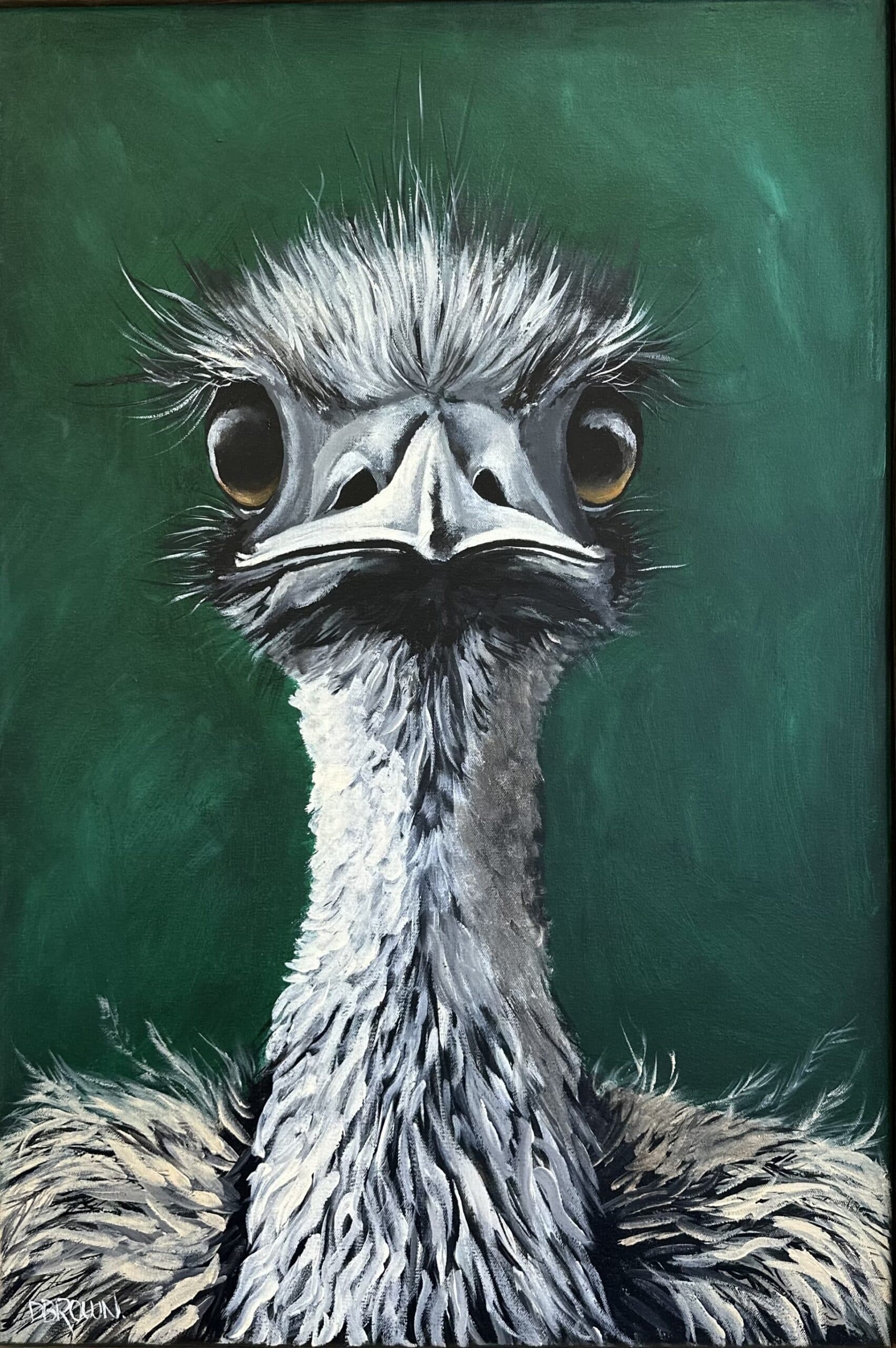Discover Donna Brown’s latest collection at the Sydney Affordable Art Fair this November—playful, expressive animal portraits full of humour, heart, and personality.