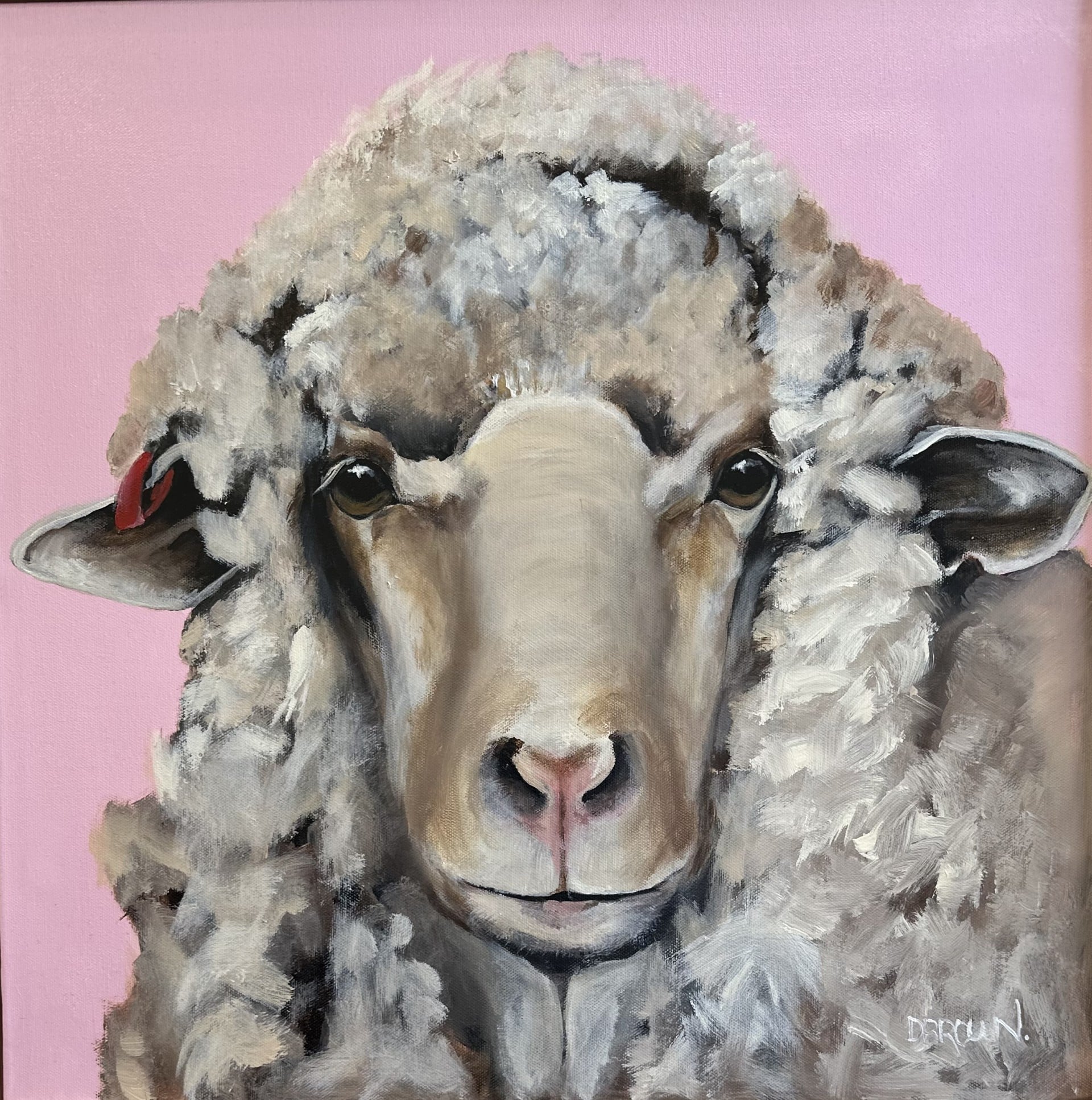 Discover Donna Brown’s latest collection at the Sydney Affordable Art Fair this November—playful, expressive animal portraits full of humour, heart, and personality.