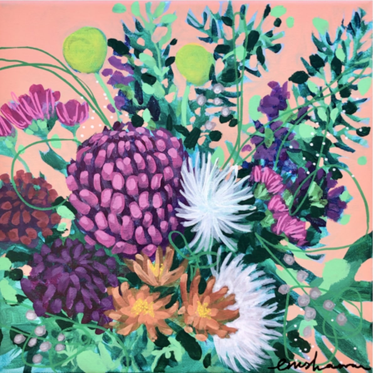Tuesday's Flowers by Emily Shannon