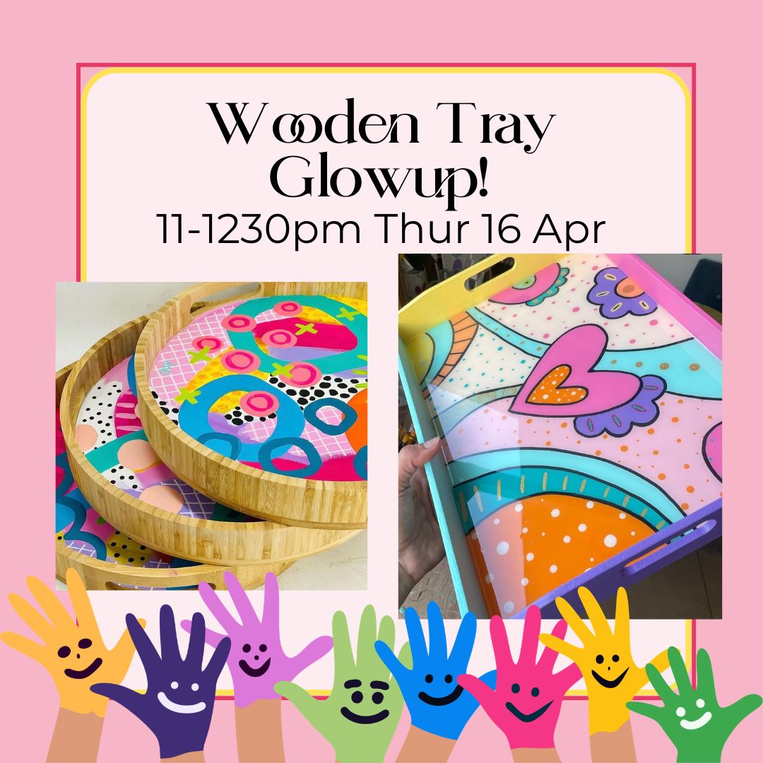 Wooden Tray Glow-Up