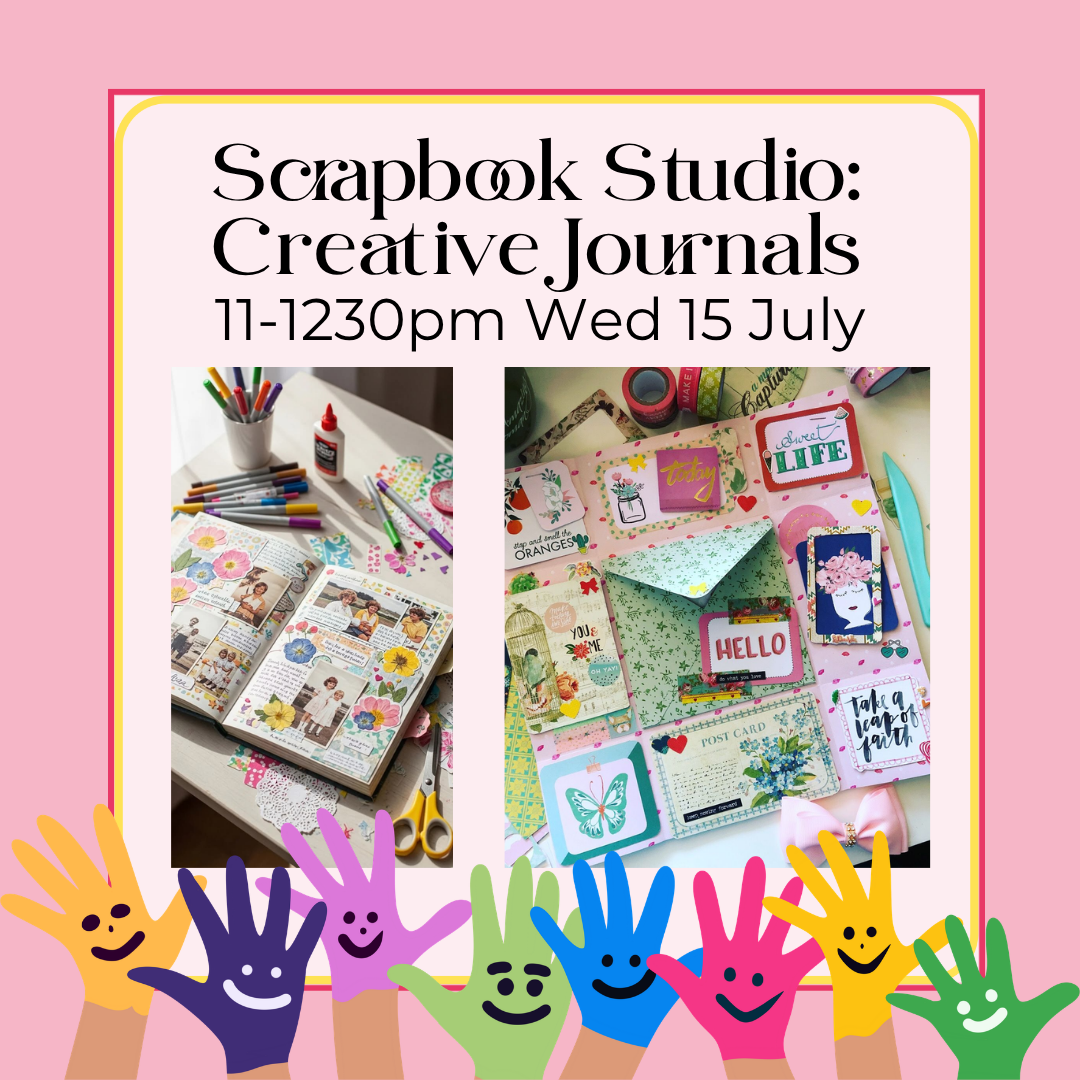 Scrapbook Studio: Creative Journals | Kids Scrapbooking Workshop Wagga Wagga