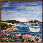 Maree McCrum’s new Sydney beach series debuts at the Affordable Art Fair—vibrant mixed media works blending her Riverina roots with Bronte and La Perouse.
