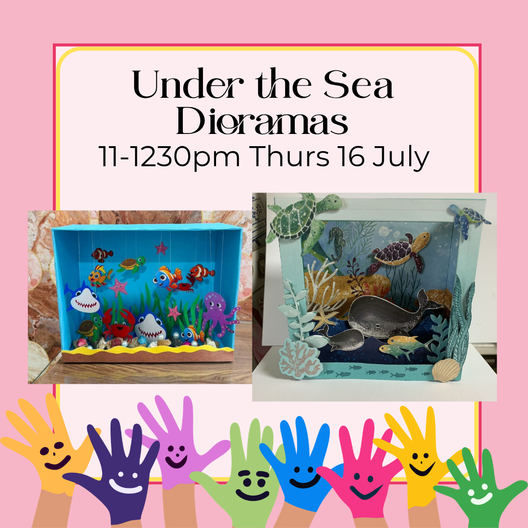 Under the Sea Dioramas | Kids School Holiday Art Workshop Wagga Wagga