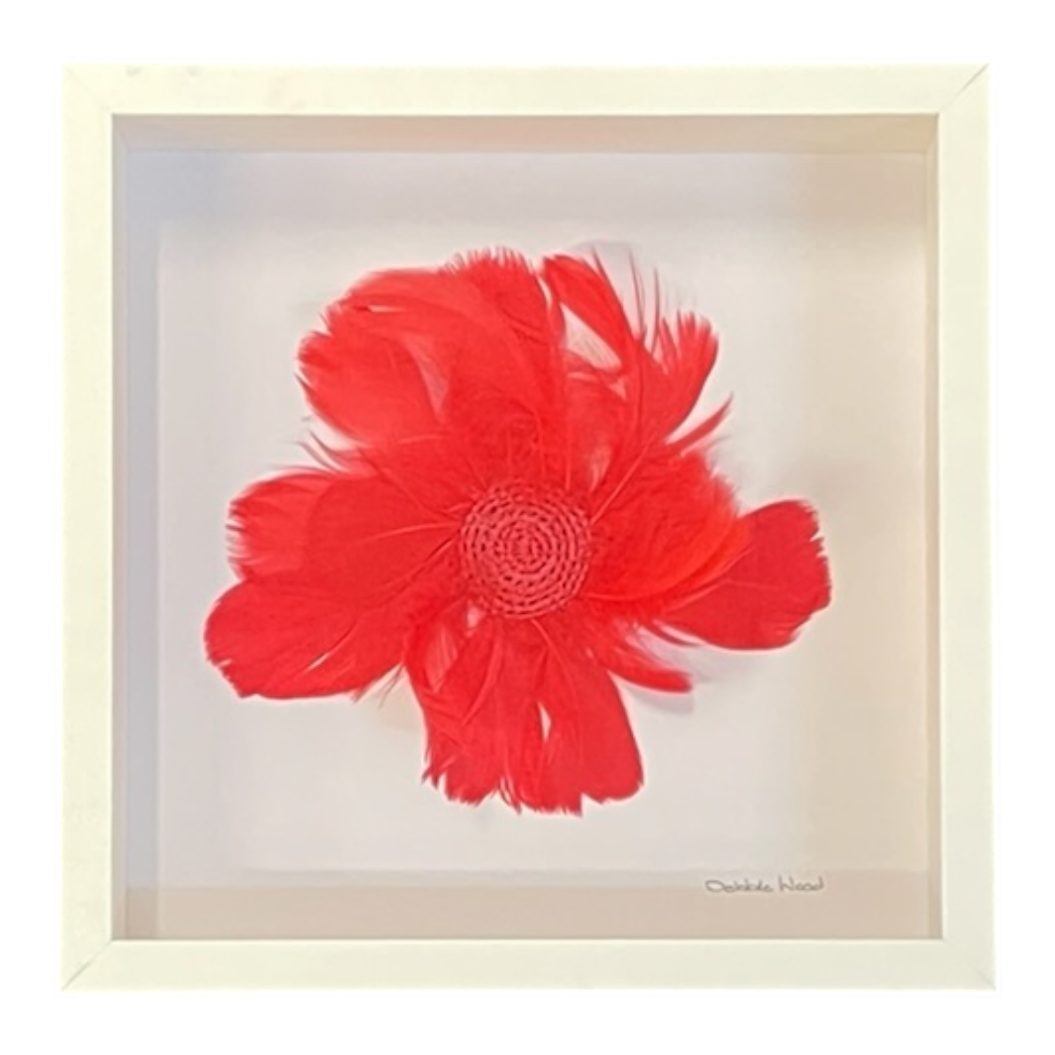 Red Wildflower – Original Artwork by Debbie Wood