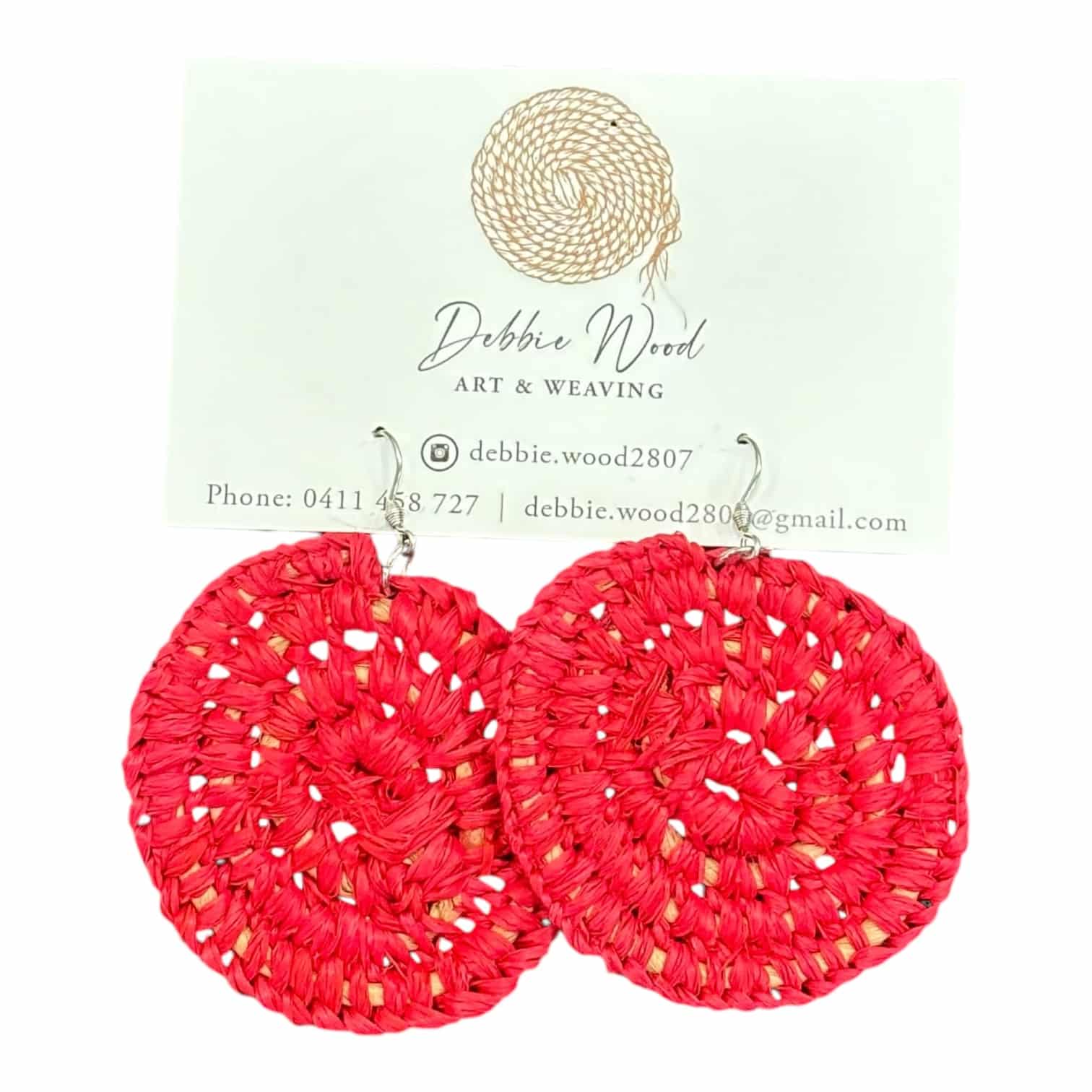 Sunset Glow Handwoven Earrings