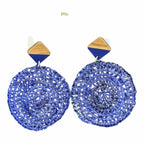 Sunset Glow Handwoven Earrings