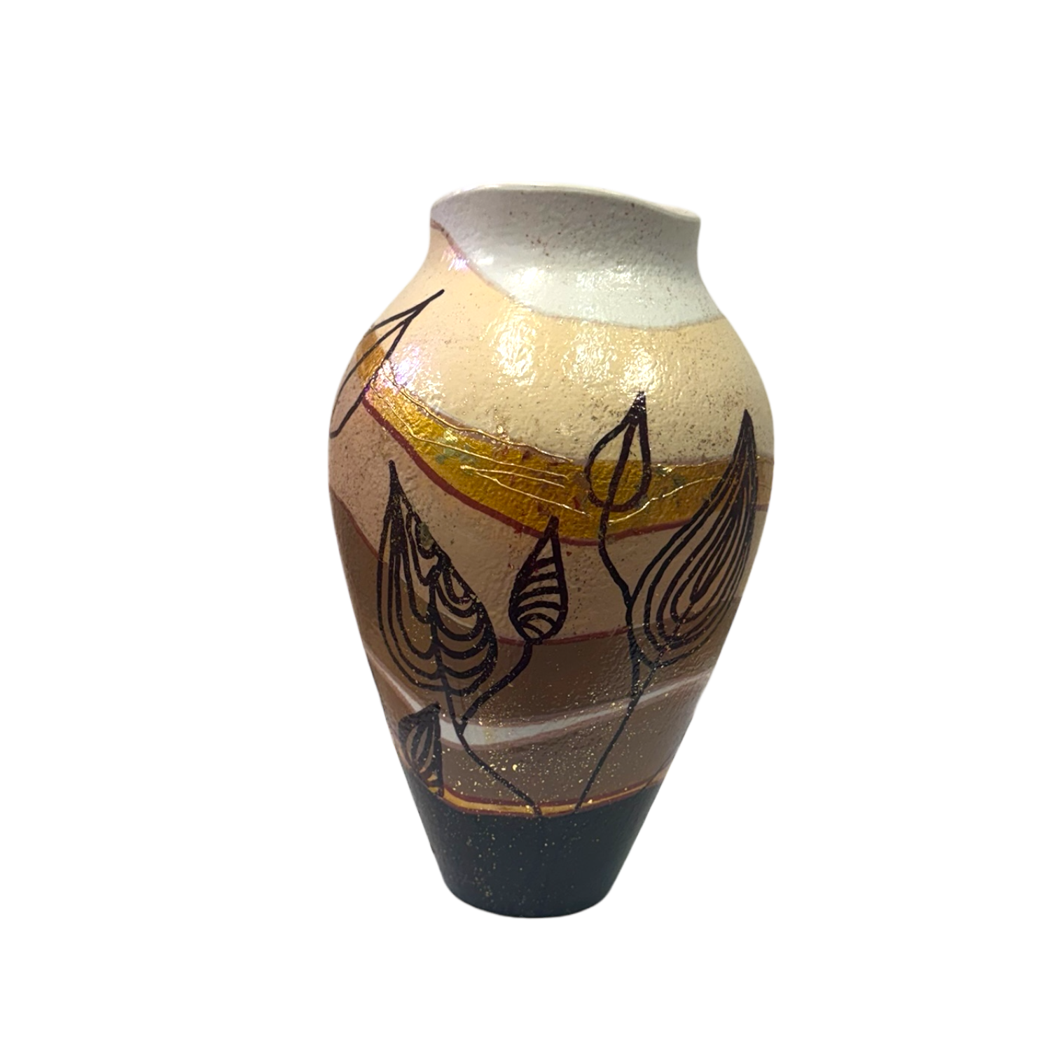 Quiet Gold Garden Vase