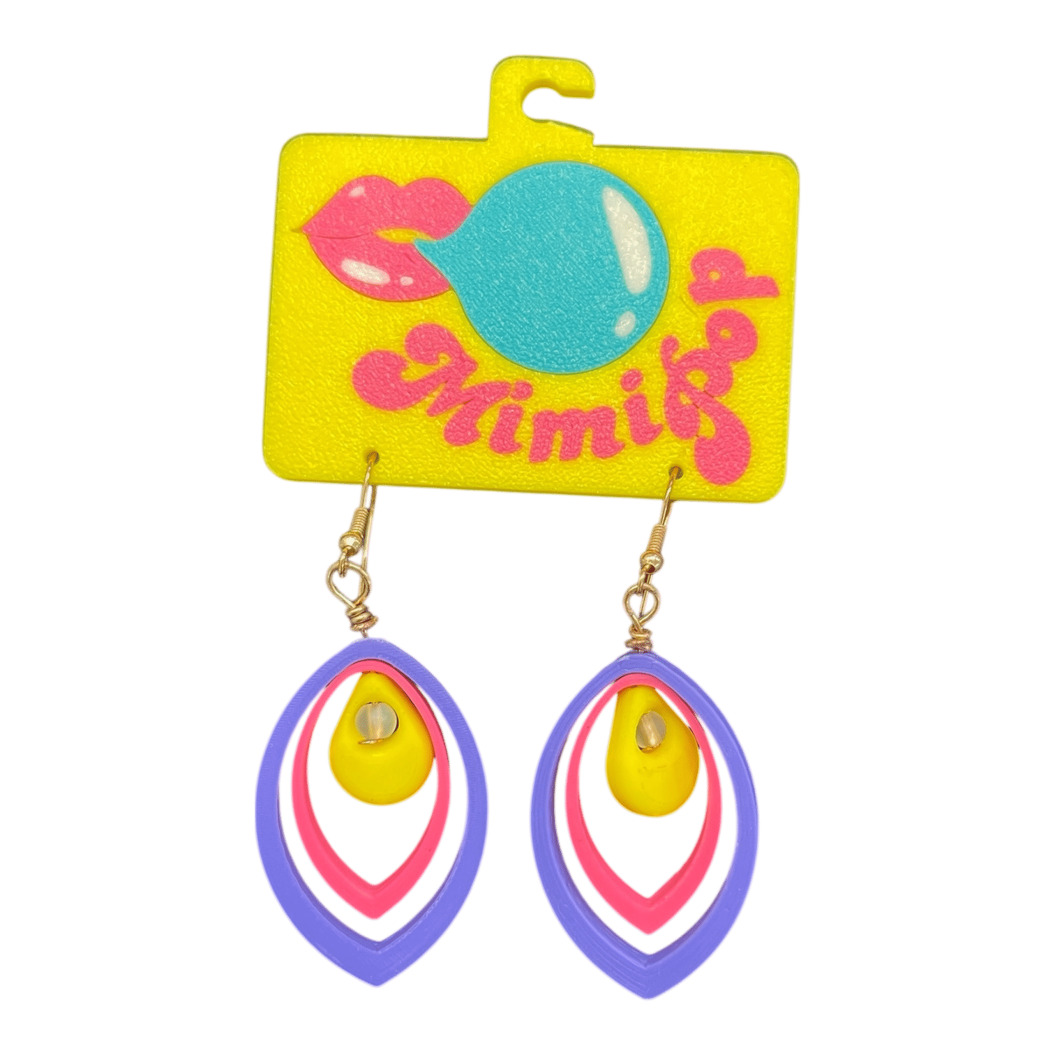 Turn up the fun with Mimipop’s 3D printed earring collection! Bright, bold, and lightweight statement pieces that bring colour and joy to every outfit.