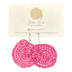Sunset Glow Handwoven Earrings