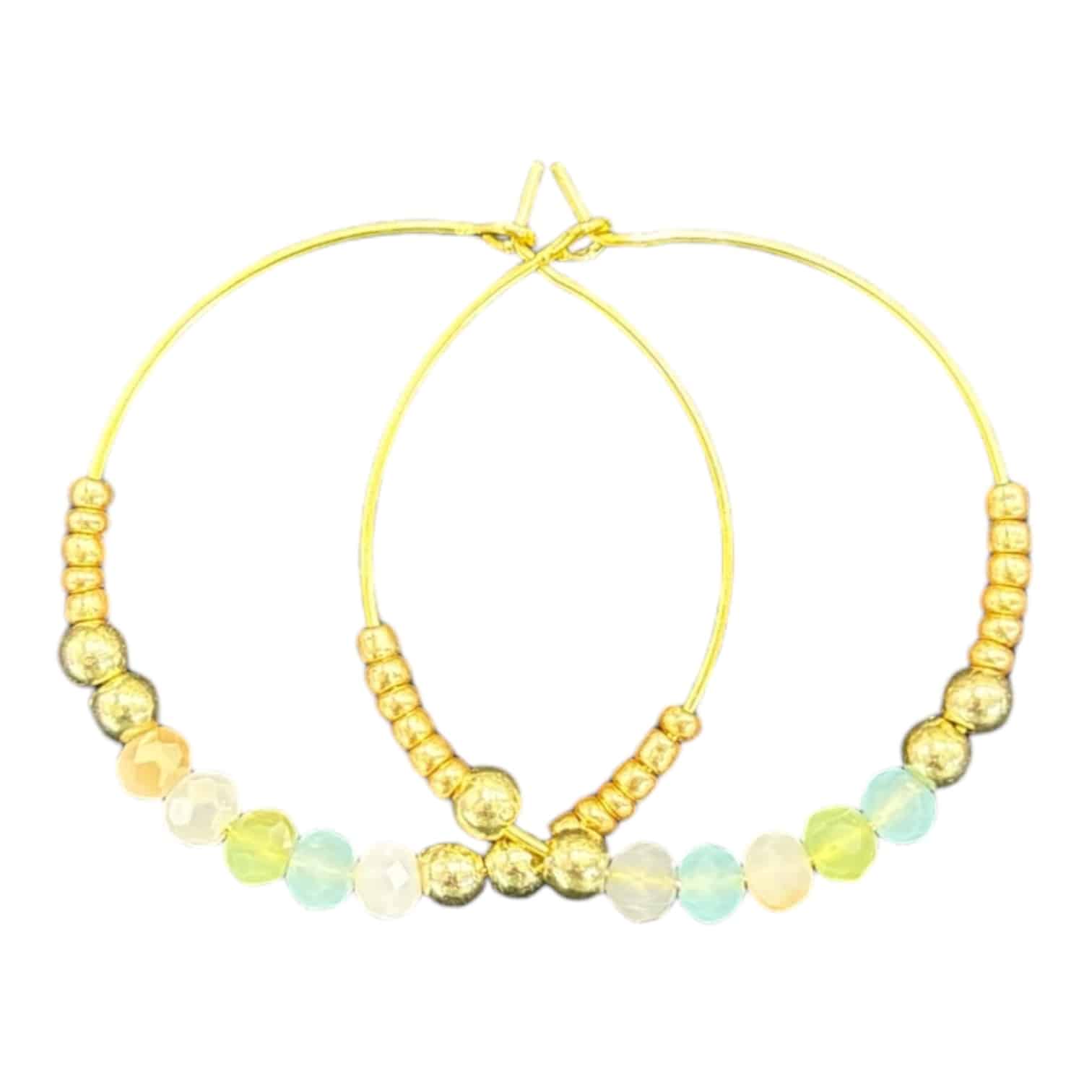 Golden Tide Hoops