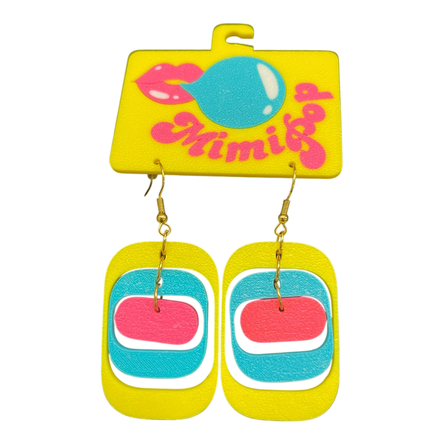 Turn up the fun with Mimipop’s 3D printed earring collection! Bright, bold, and lightweight statement pieces that bring colour and joy to every outfit.