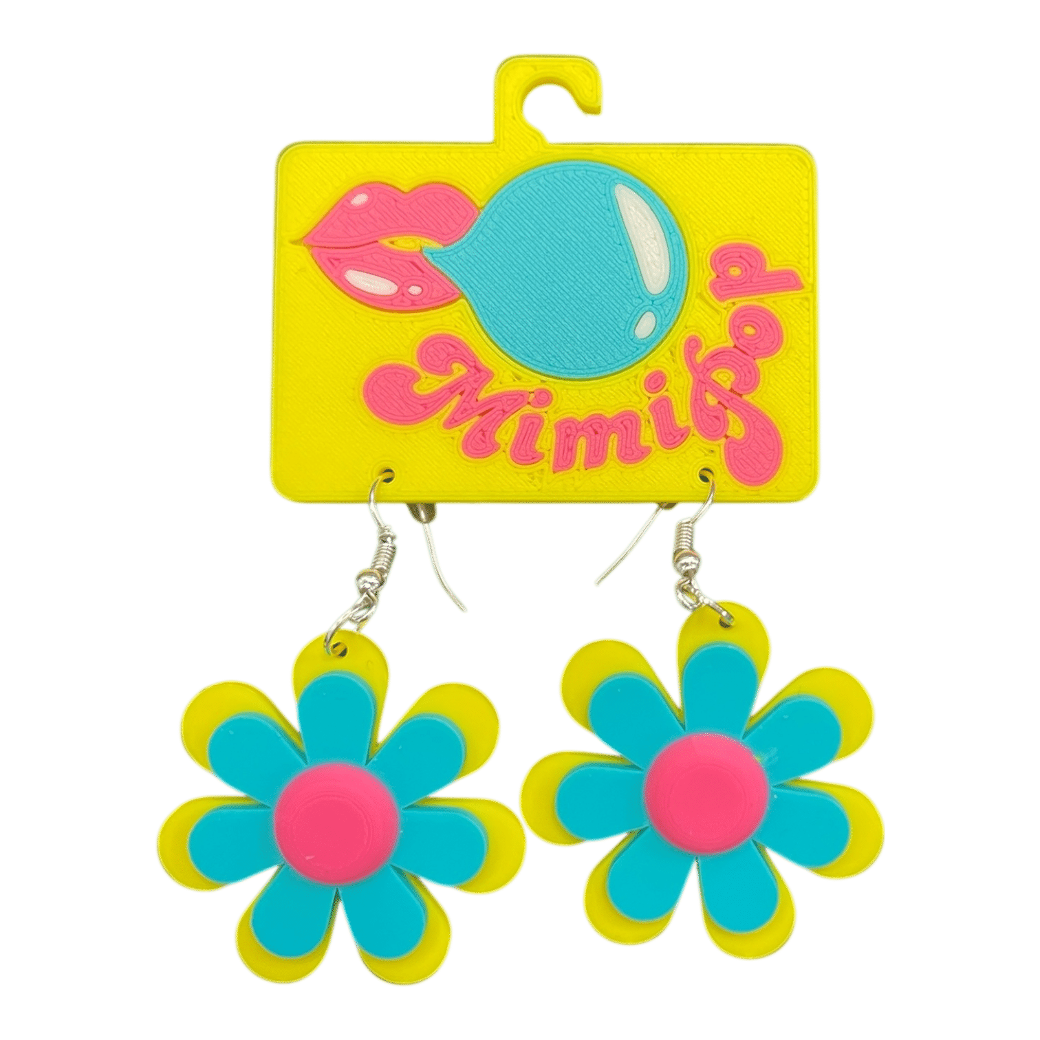 Turn up the fun with Mimipop’s 3D printed earring collection! Bright, bold, and lightweight statement pieces that bring colour and joy to every outfit.