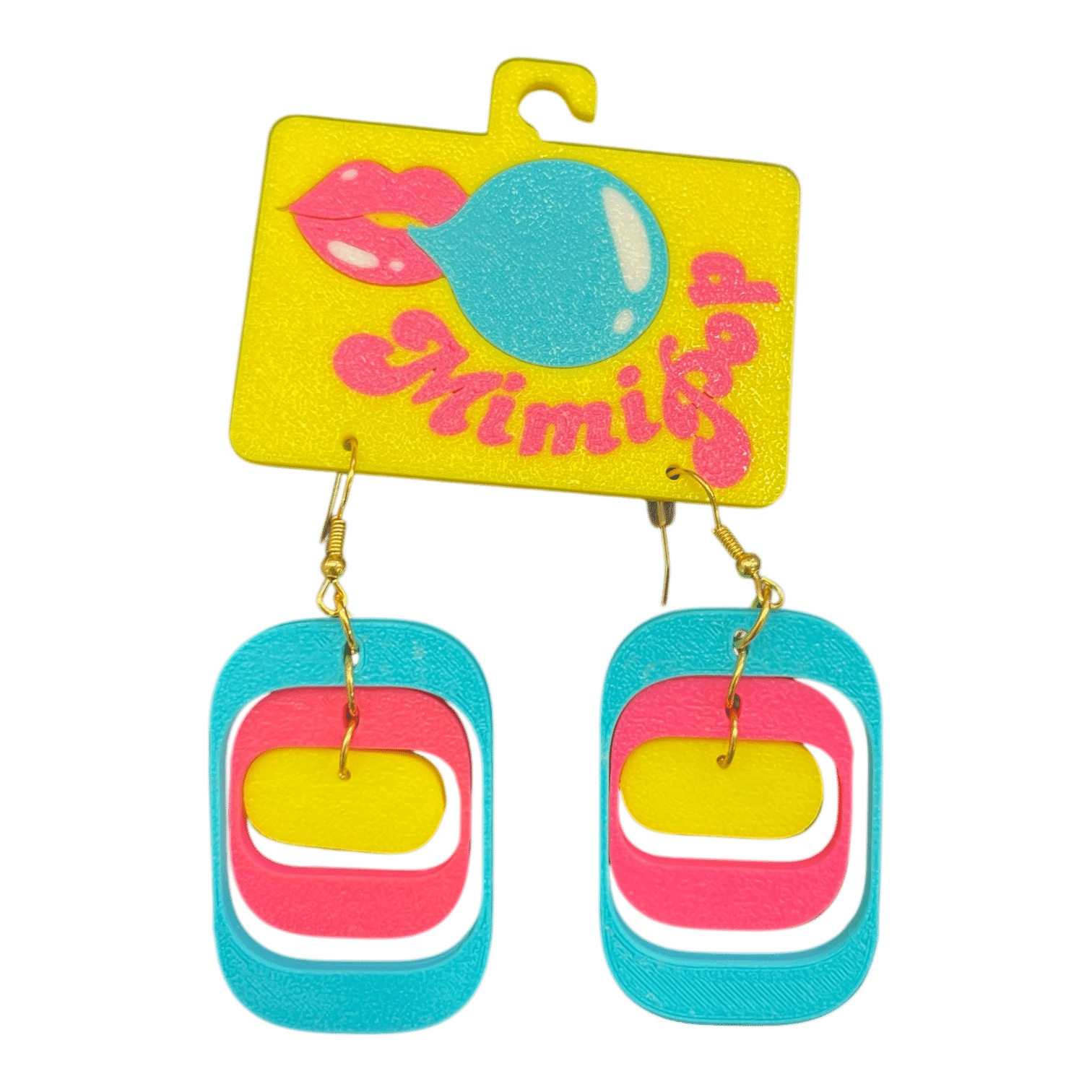 Turn up the fun with Mimipop’s 3D printed earring collection! Bright, bold, and lightweight statement pieces that bring colour and joy to every outfit.