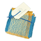 Vibrant Sunset Coaster Set | Alpaca & Silk by Australian artist Fiona Durman