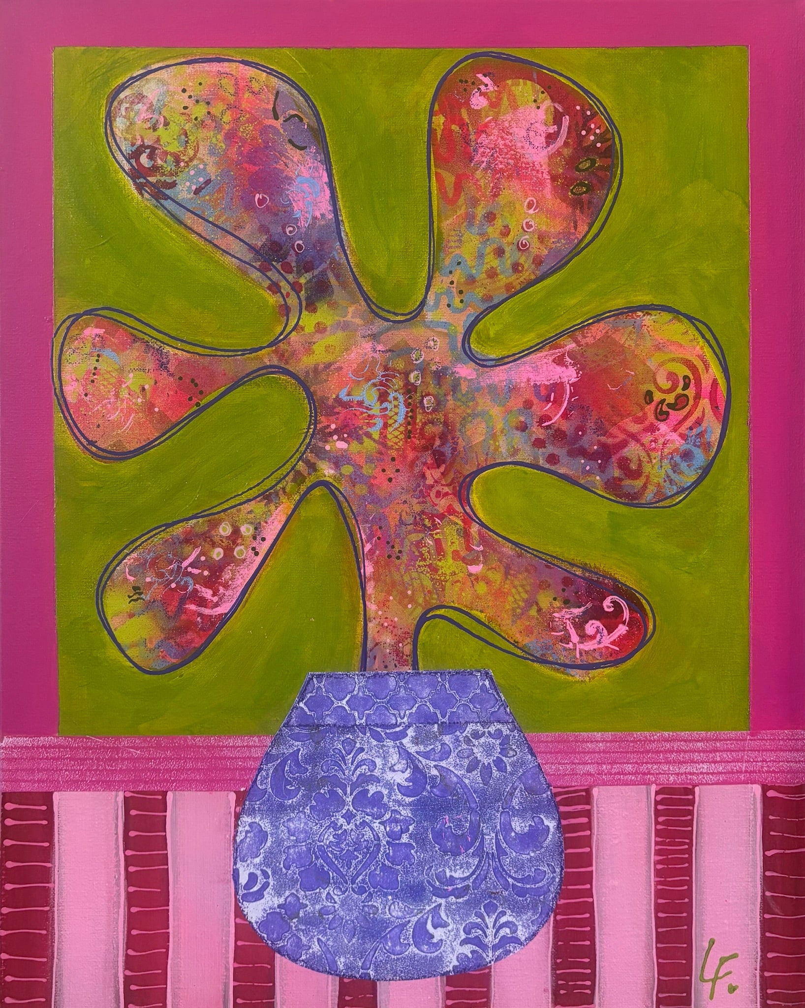 Discover Lindy Farley’s Hothouse Flowers collection—vibrant mixed media florals bursting with colour, energy, and joy. Contemporary Australian art at its finest.