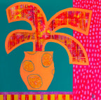 Discover Lindy Farley’s Hothouse Flowers collection—vibrant mixed media florals bursting with colour, energy, and joy. Contemporary Australian art at its finest.