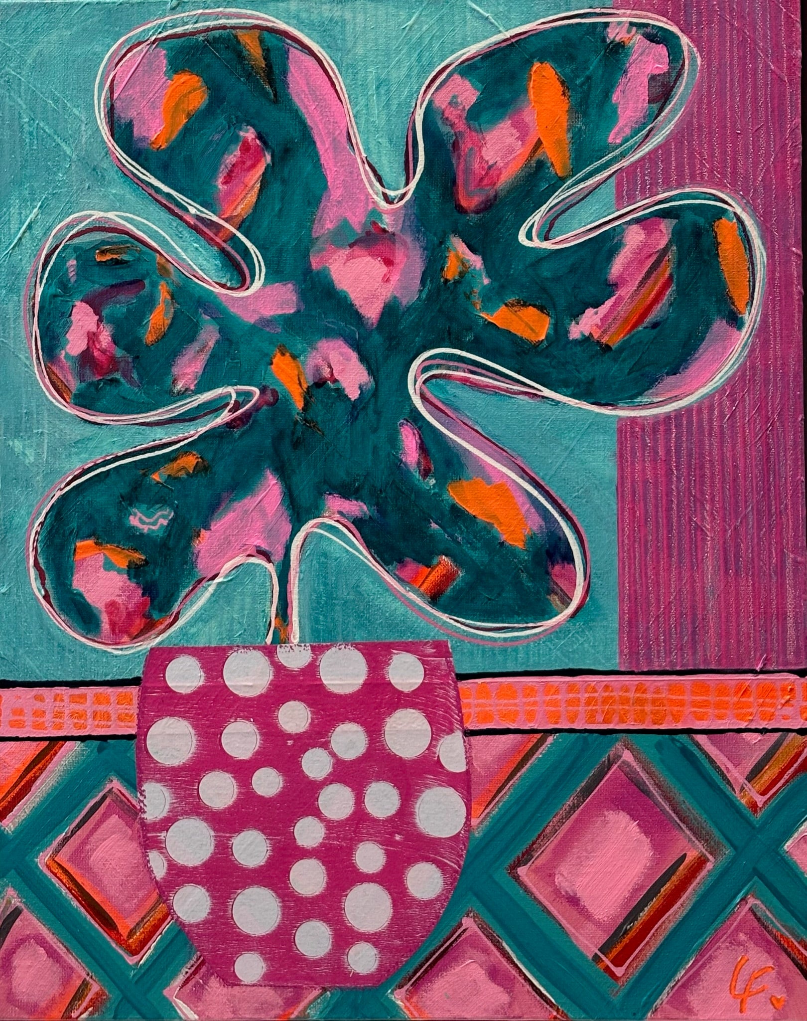 Discover Lindy Farley’s Hothouse Flowers collection—vibrant mixed media florals bursting with colour, energy, and joy. Contemporary Australian art at its finest.