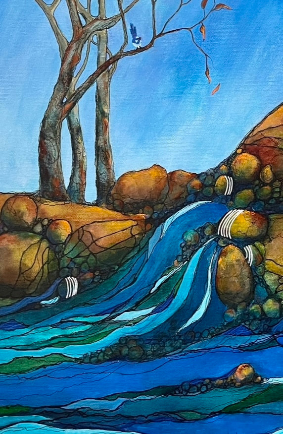 Falling Water by Jacqueline De Tessier