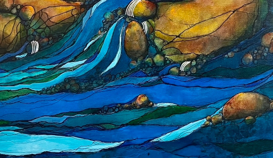 Falling Water by Jacqueline De Tessier