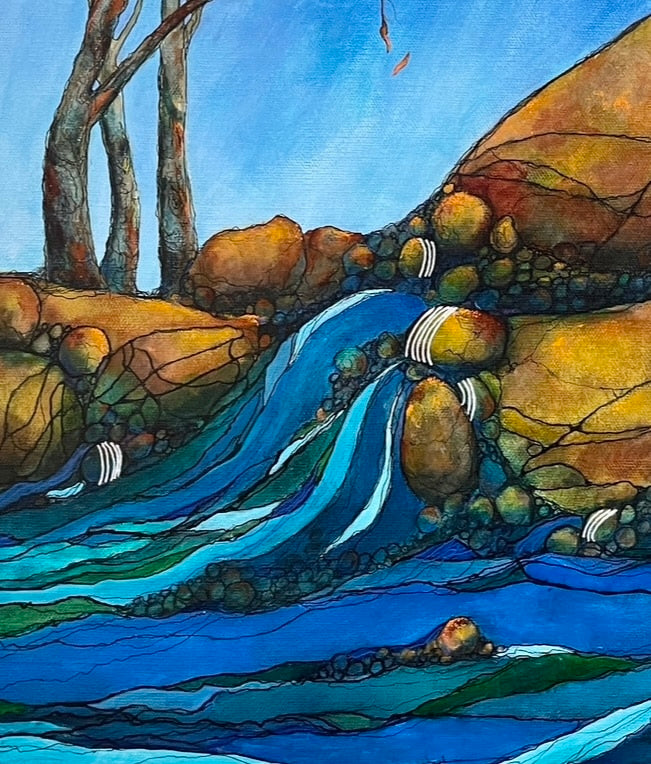 Falling Water by Jacqueline De Tessier