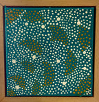 Cockatoos in autumn leaves | Original art on canvas by Deborah Carroll