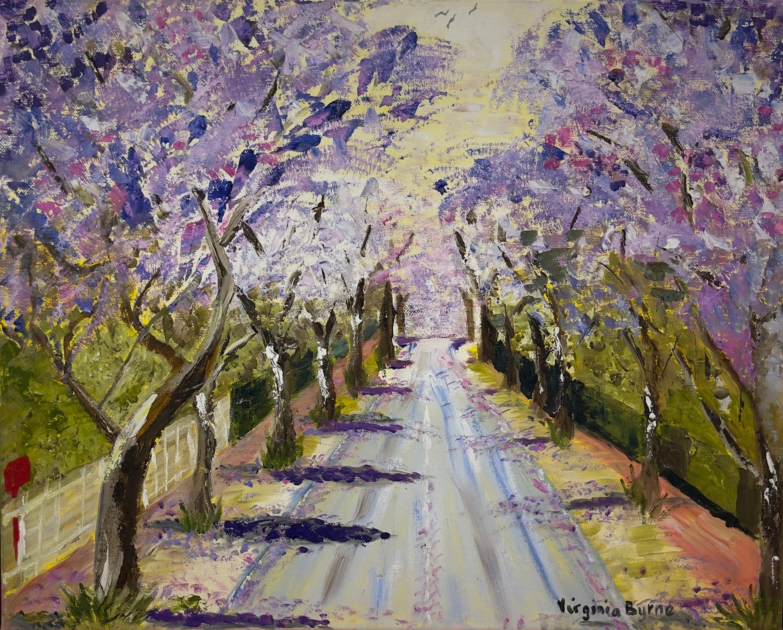 Prince of Purple — Original Oil Painting by Virginia Byrne