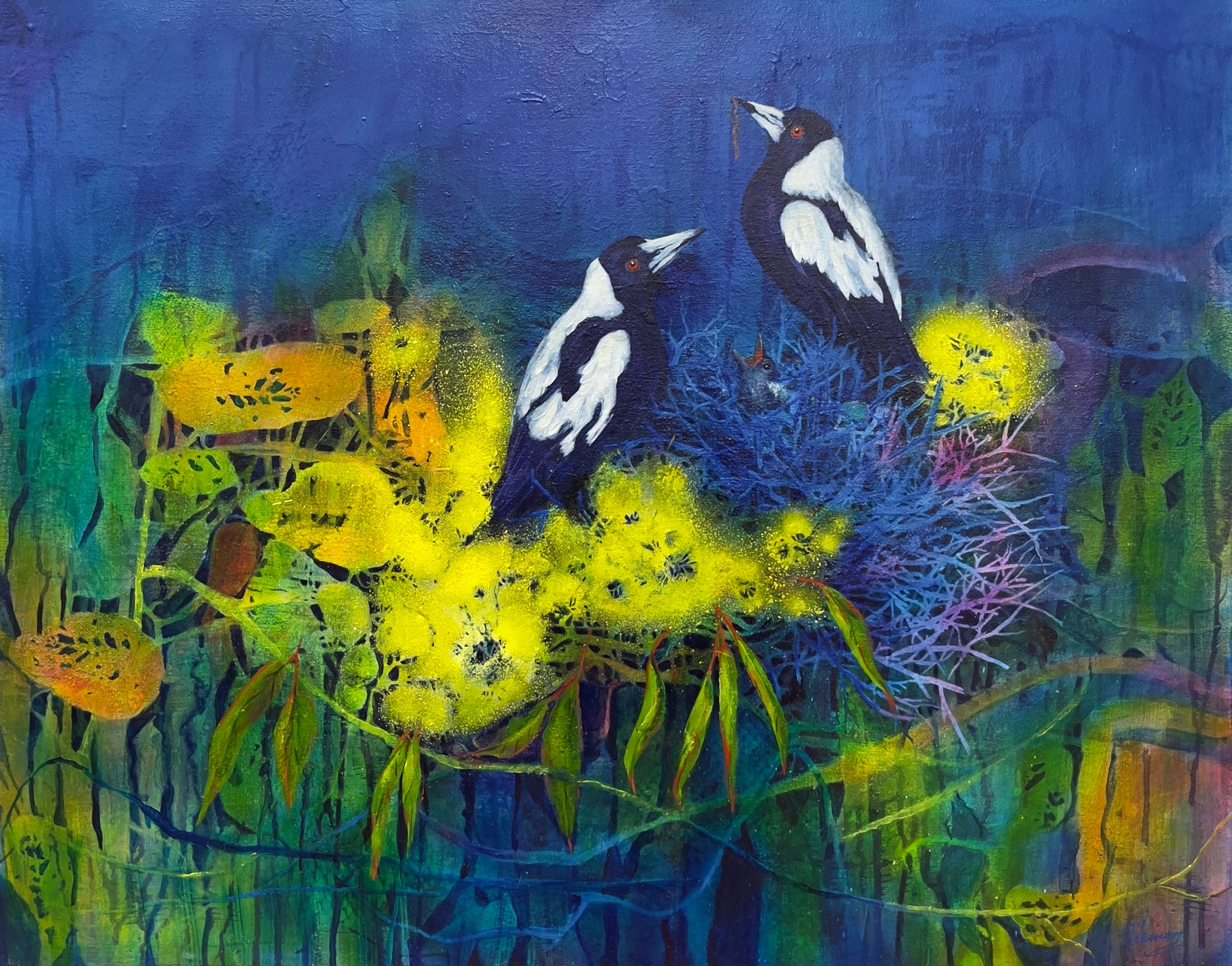 Magpie’s Rest - Original Artwork by Jacqueline DeTessier
