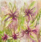 Elderberry Blush | Original Australian textured acrylic art