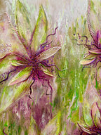 Elderberry Blush | Original Australian textured acrylic art