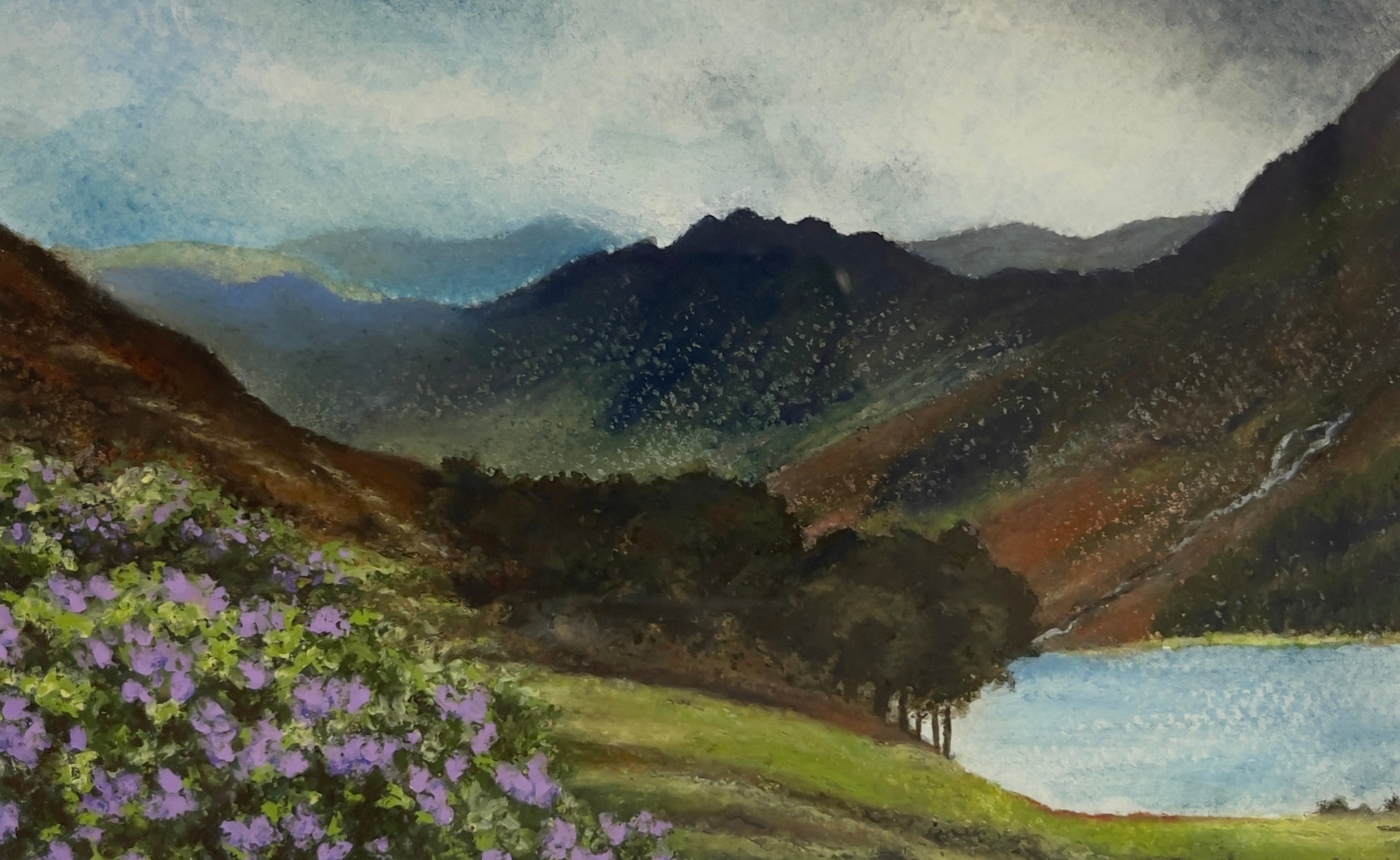 Mountain Air – Original Artwork by Jess Monkton