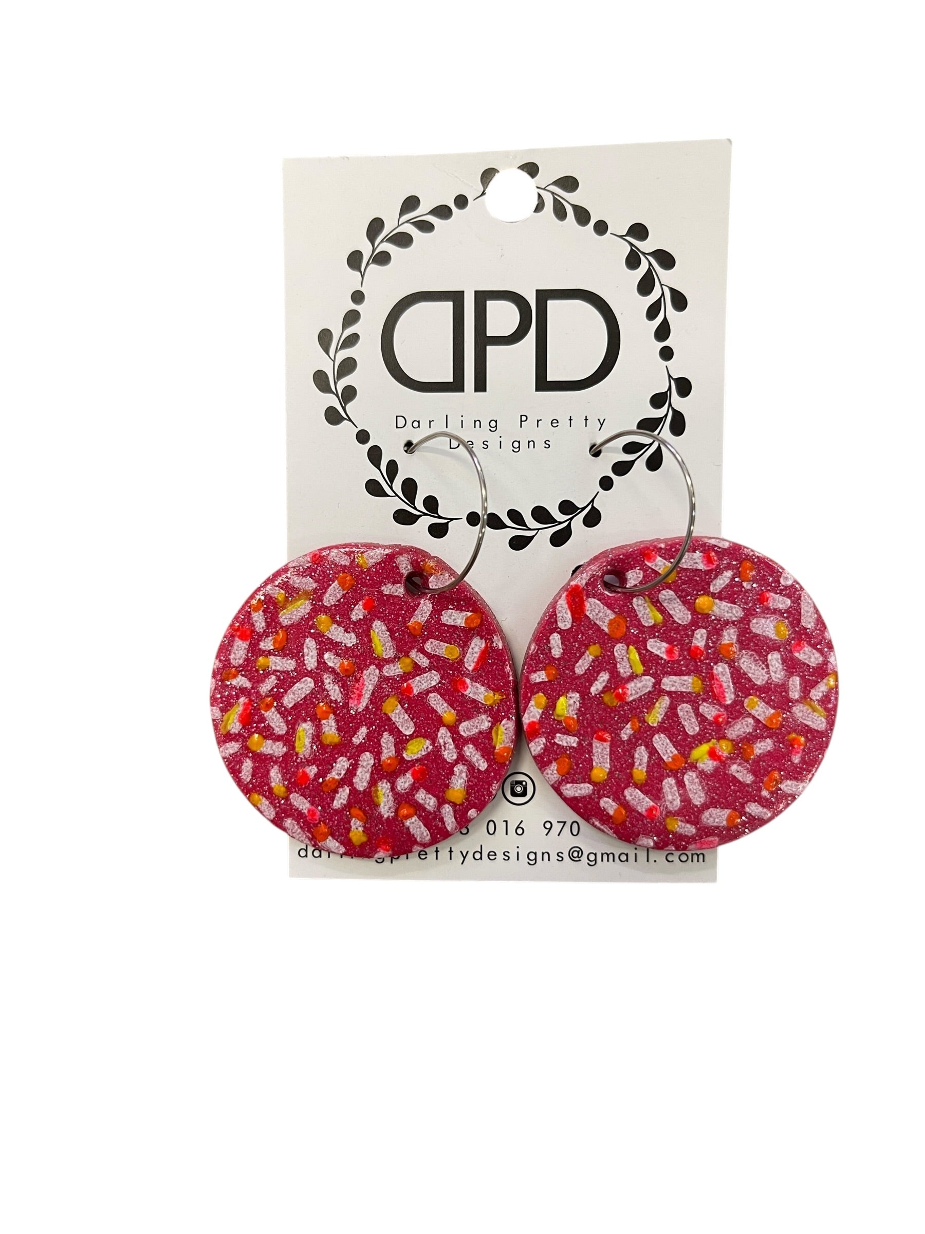 Sprinkle Party Hoops by Darling Pretty Designs