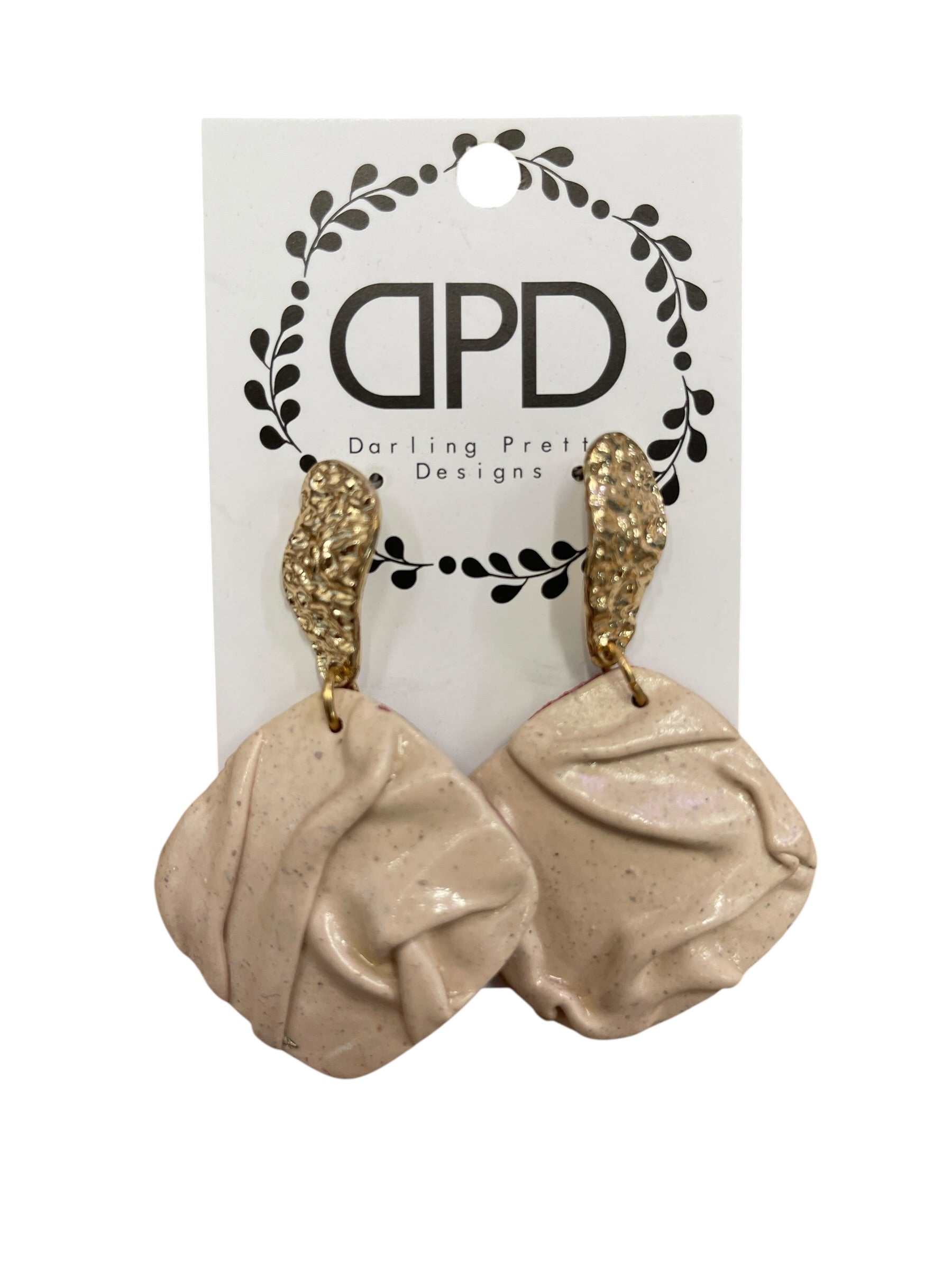 Soft Sculpt Statement Earrings by Darling Pretty Designs