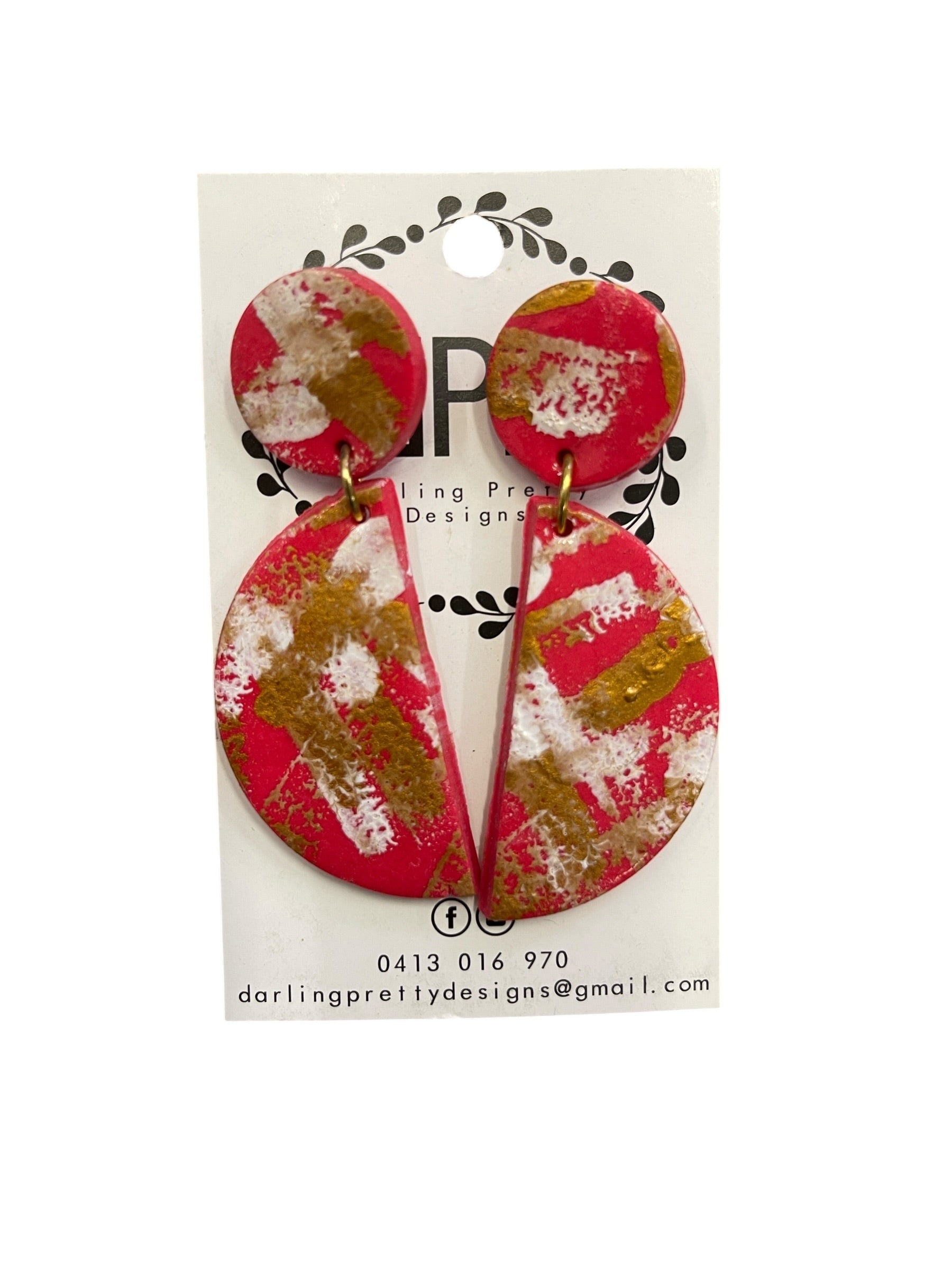 Candy Crush Statement Earrings by Darling Pretty Designs
