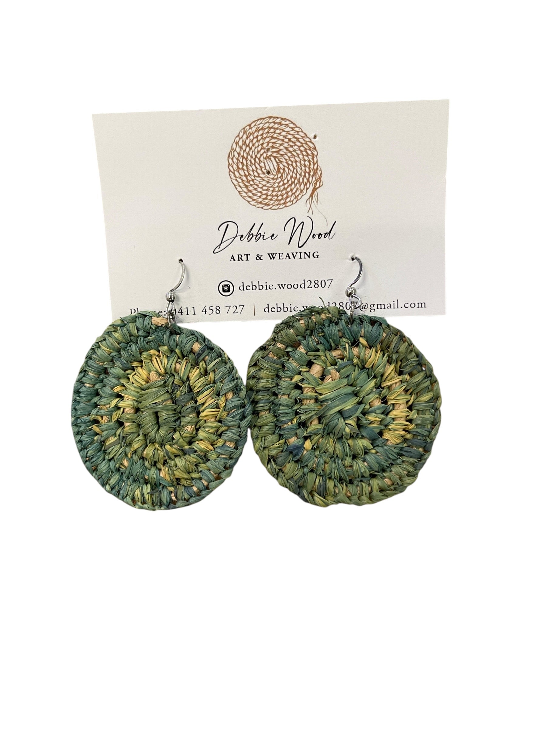 Forest Weave Statement Earrings