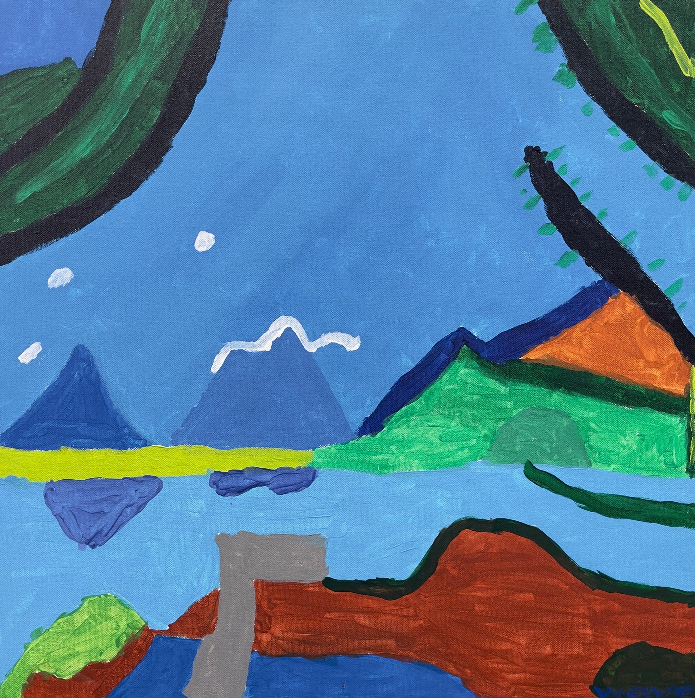 Blue Mountains – Original Artwork by Wayne Emerson