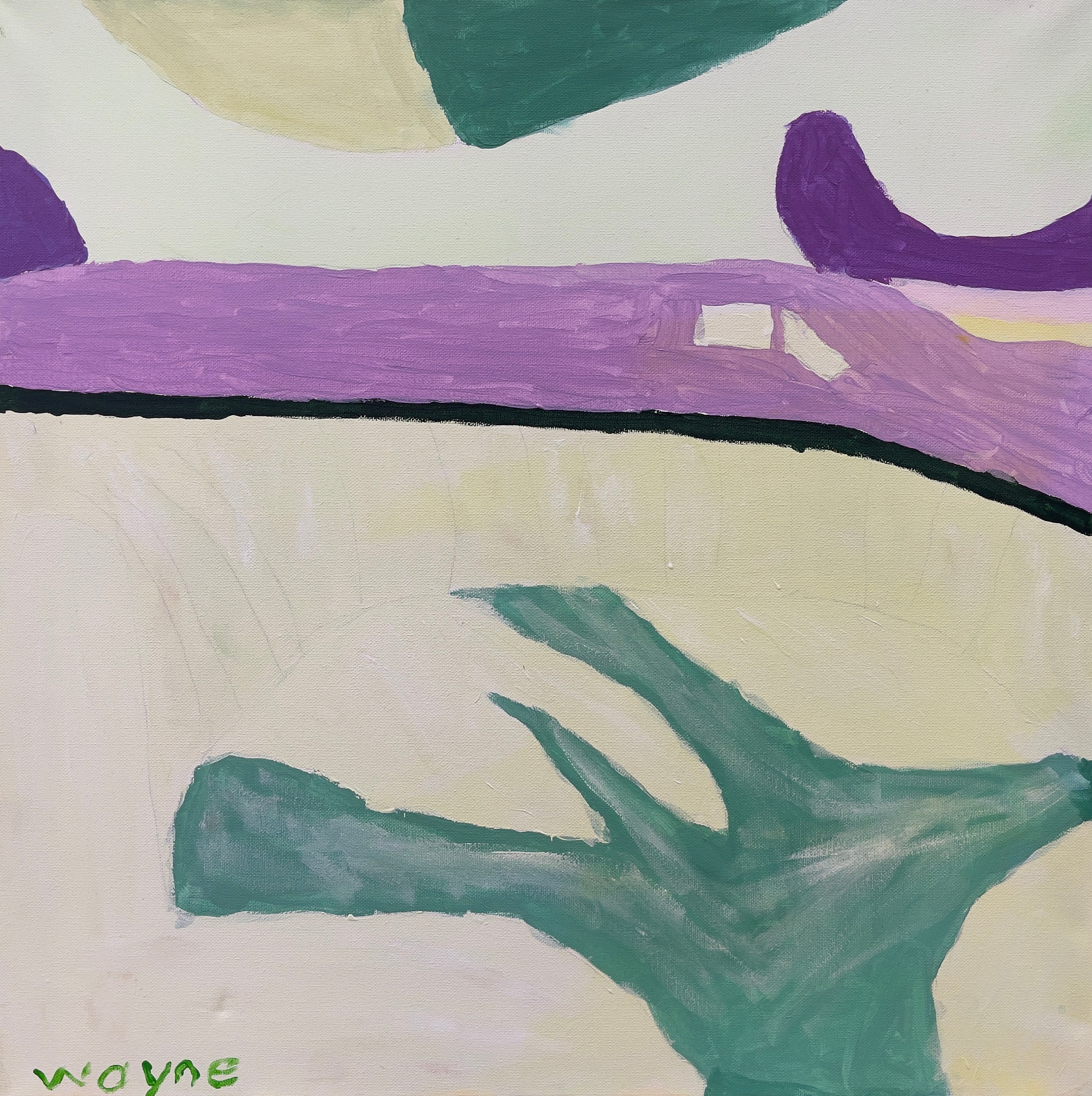Green and Purple – Original Artwork by Wayne Emerson