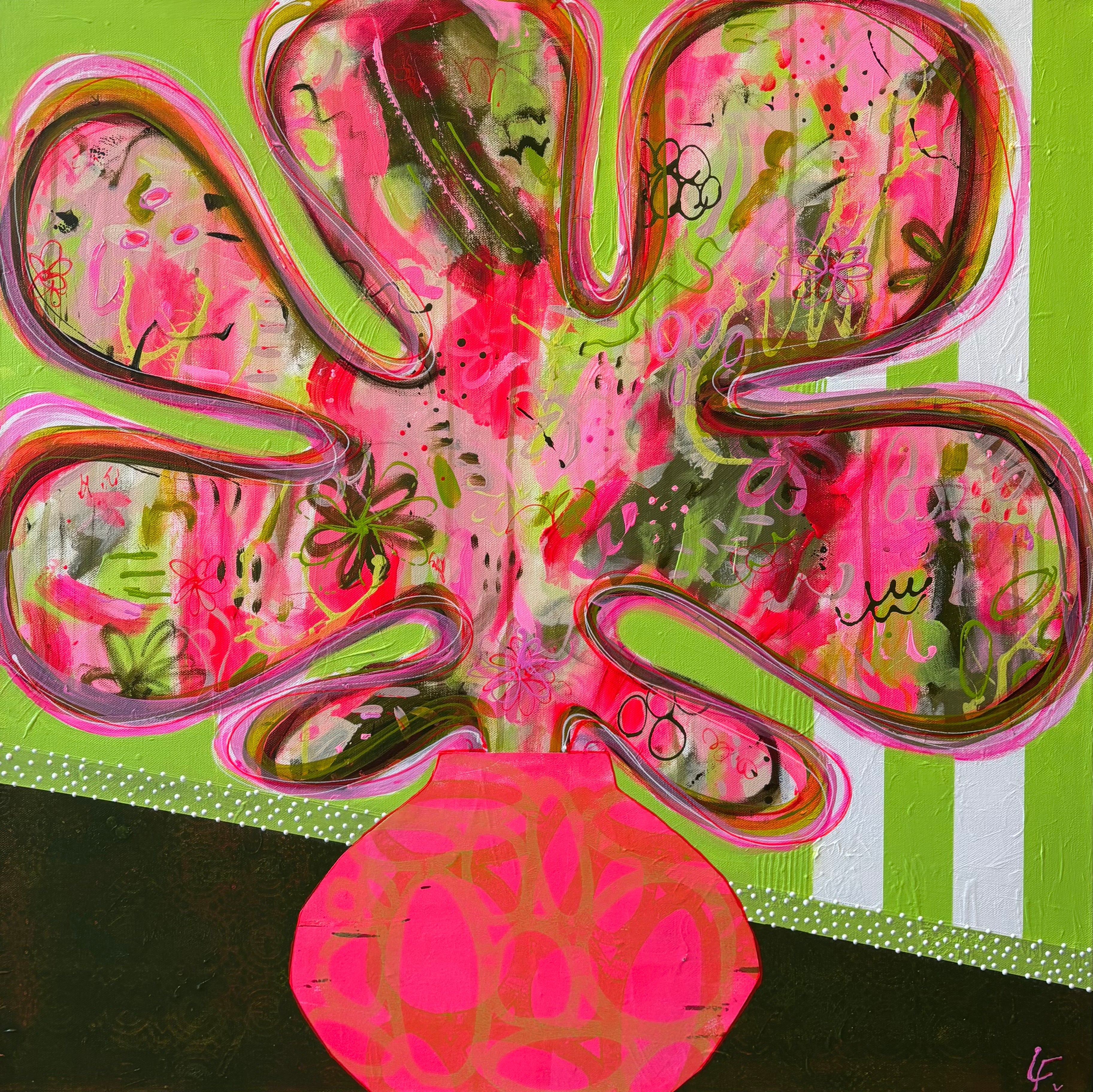 Lime Splice — Original Artwork by Lindy Farley