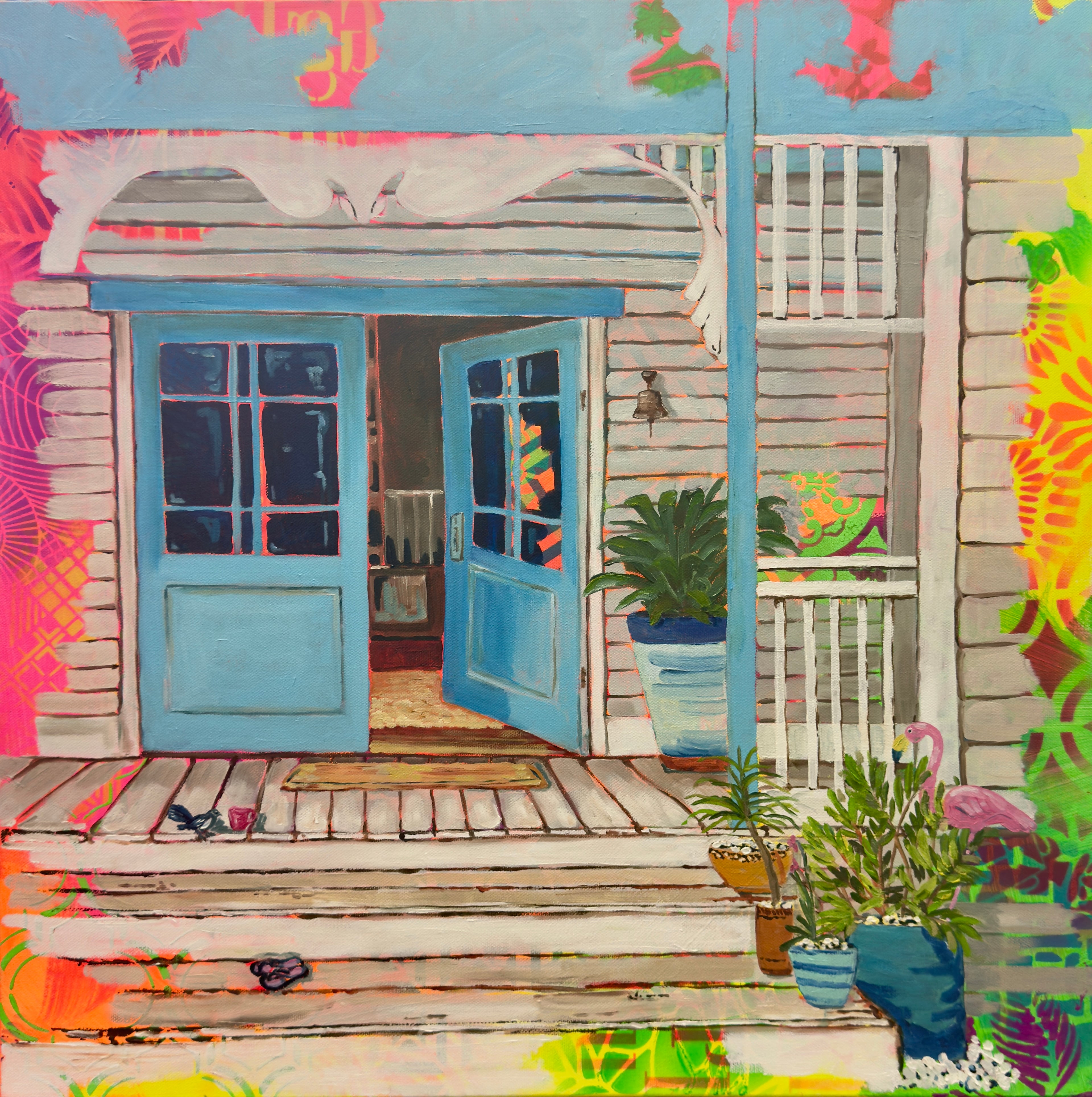 The Blue Doors are Open