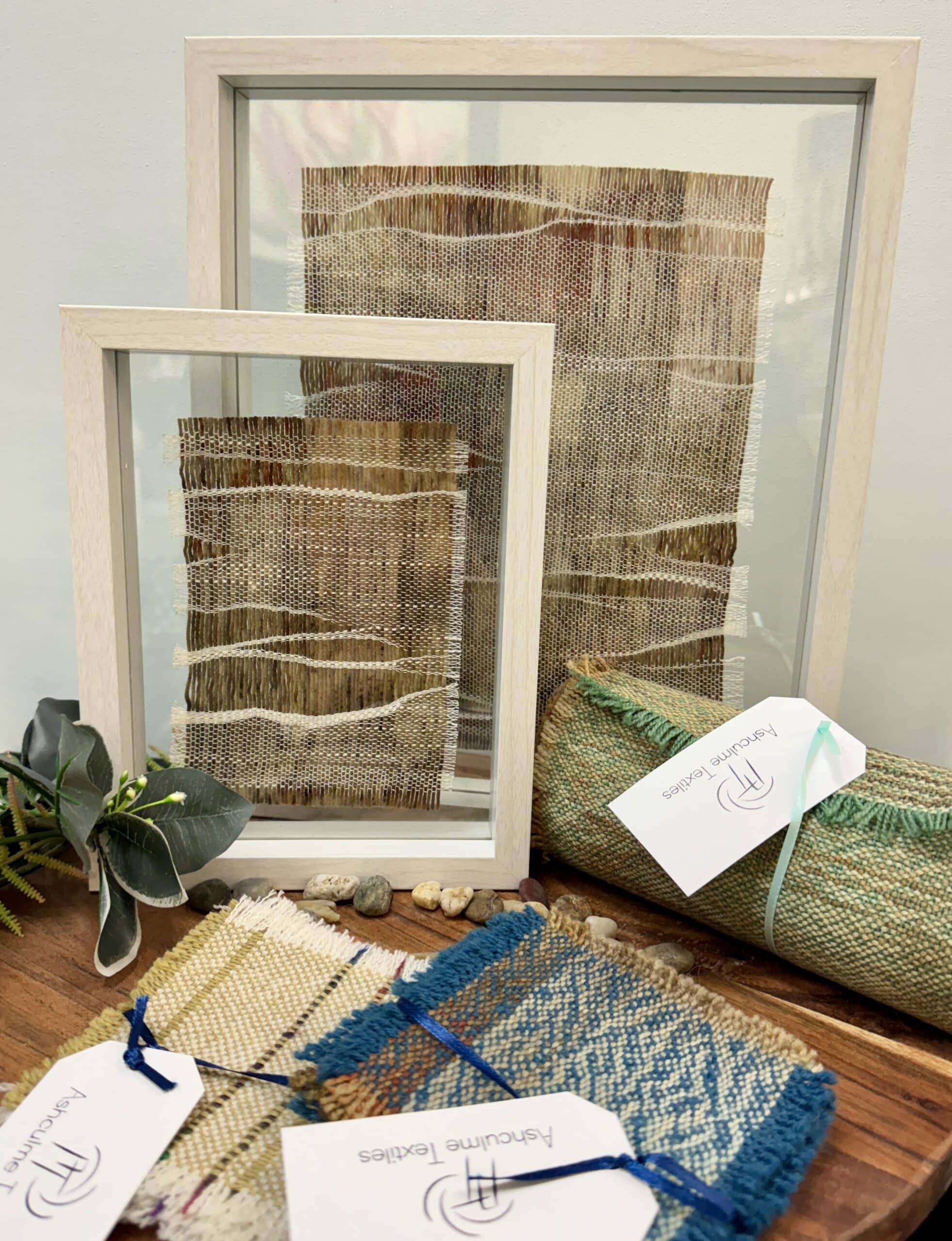 Sunset Plains Textile Art | Alpaca & Silk by Australian artist Fiona Durman