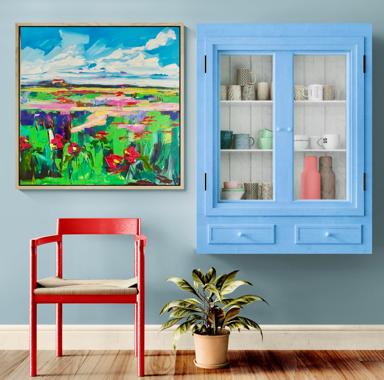 Champs de coquelicots