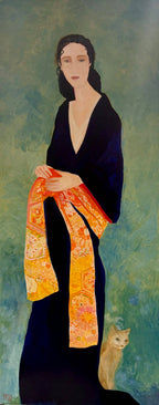 Lady with Brocade Obi
