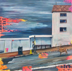 Maggie Deall’s Out of Time, Out of Place explores memory and belonging through vivid, surreal scenes where animals embody feelings of being slightly out of place.