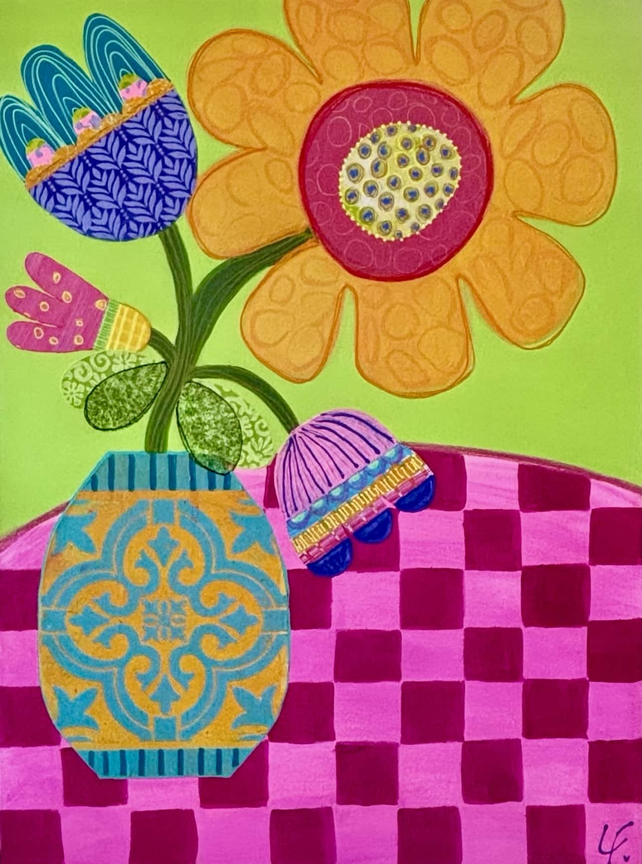 Discover Lindy Farley’s Hothouse Flowers collection—vibrant mixed media florals bursting with colour, energy, and joy. Australian art at its finest.