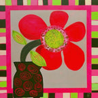 Discover Lindy Farleyâ€™s Hothouse Flowers collectionâ€”vibrant mixed media florals bursting with colour, energy, and joy. Australian art at its finest.